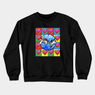 Rainbow Love Pride  No 1 Crewneck Sweatshirt